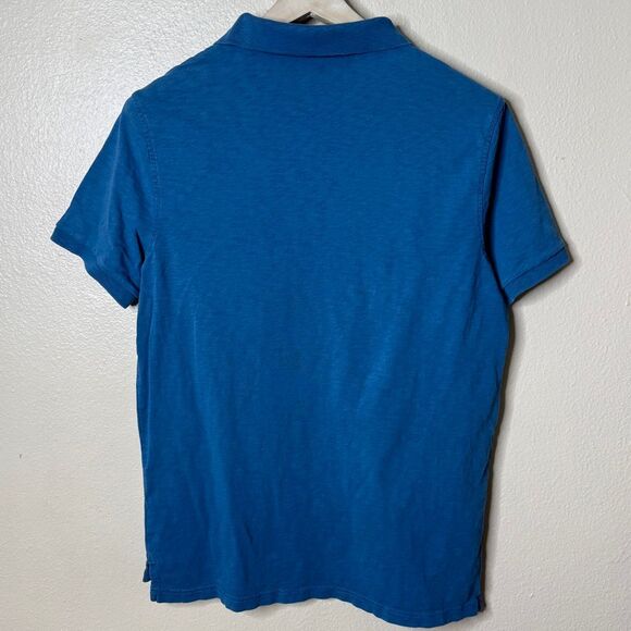 J. Crew Shirt Mens Large Blue Polo Short Sleeve Collared Cotton Classic Fit - Picture 7 of 7
